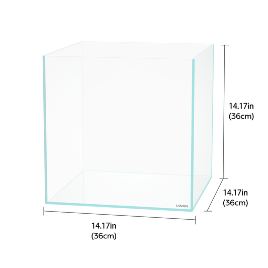 LANDEN 36C 11.5 Gallon Cube Aquarium Tank