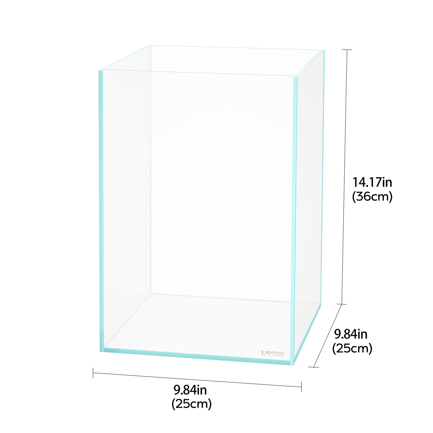 LANEDN 25T 5GAL Tall Aquarium Tank