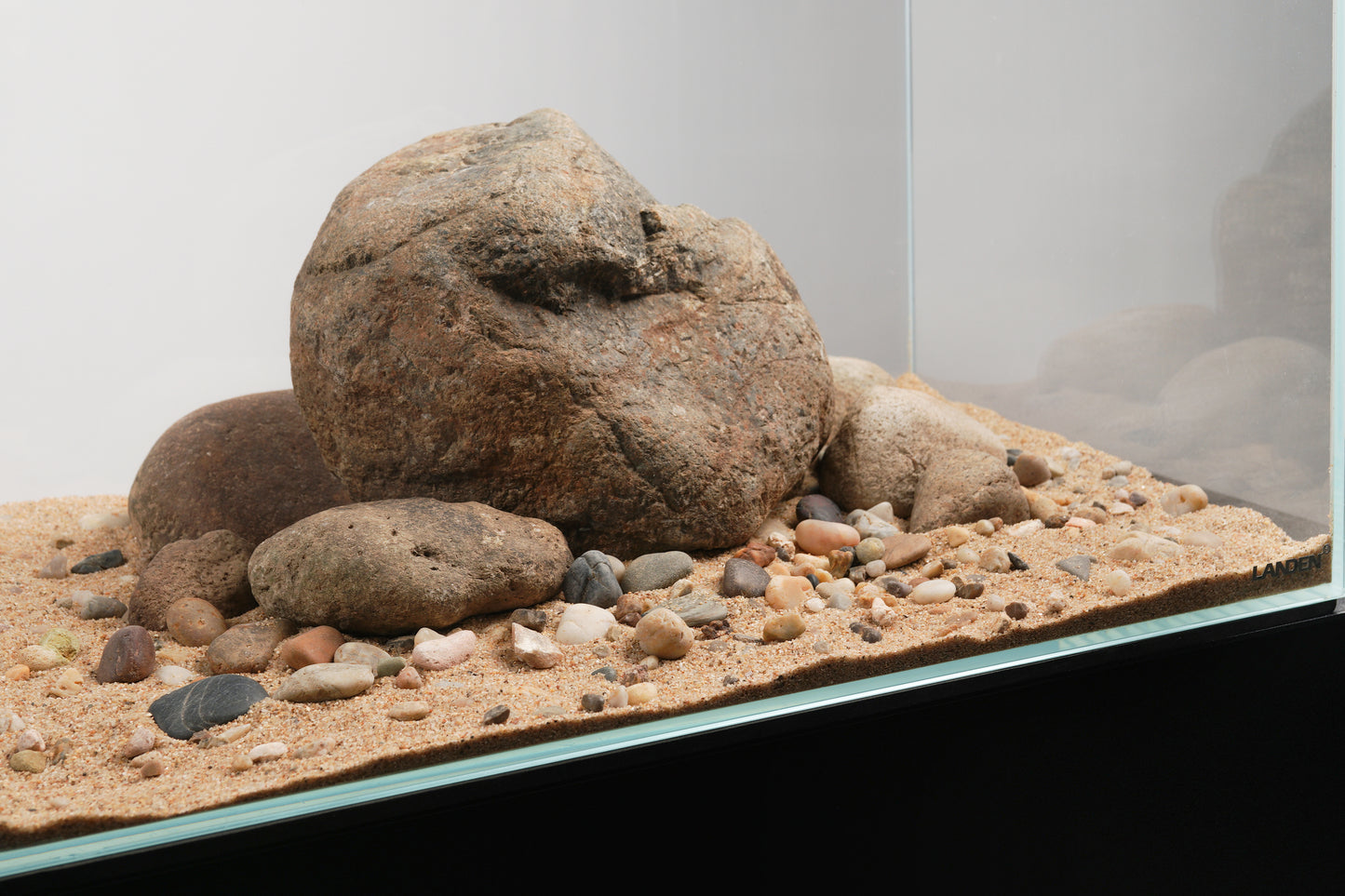 LANDEN Balagen Aquarium Sand River Rocks Stones,2L,14-38mm